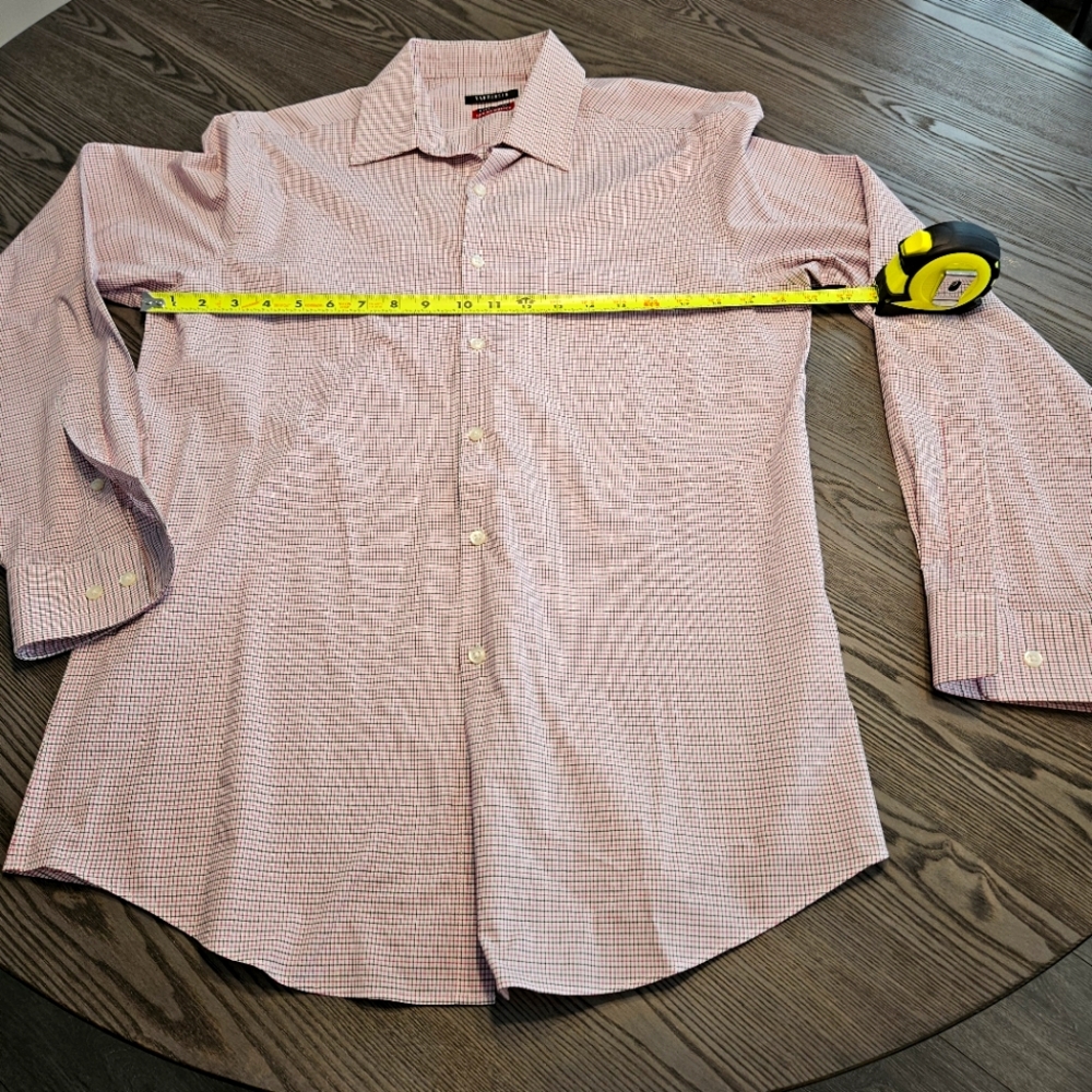Van Heusen Flex Collar Slim Fit - Stretch Long Sleeve Dress Shirt Size 16 34/35